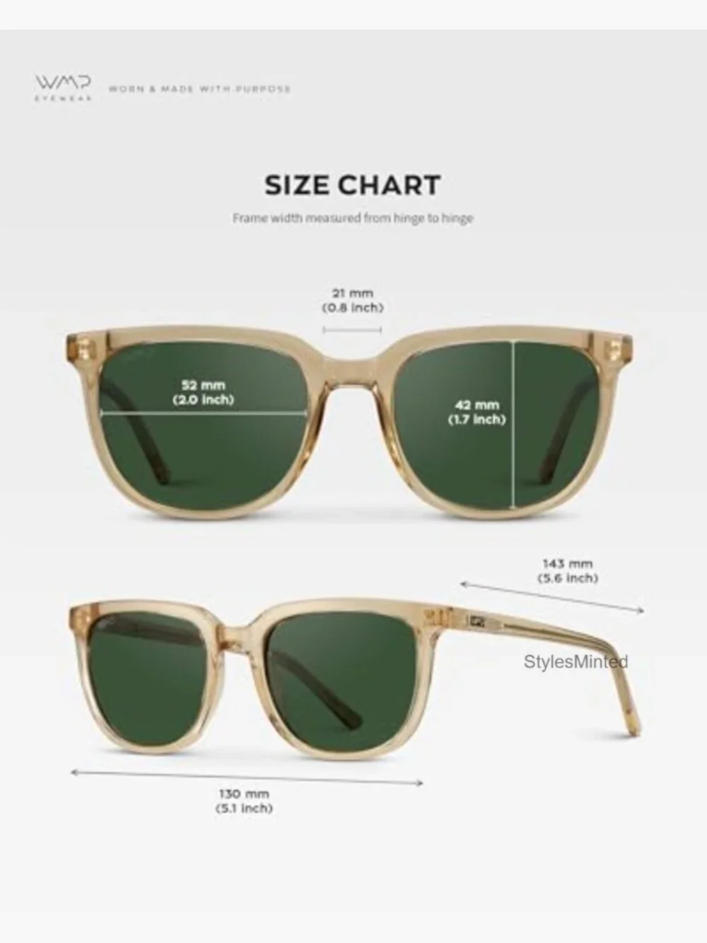 Polarized Retro Square Sunglasses UV Protection Acetate Frame Unisex